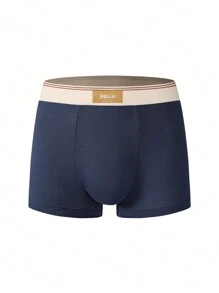 Manfinity Underwear&Sleepwear Basics Set de 5 bóxer tipo slips informales para hombre de unicolor con parches y estampado de letras