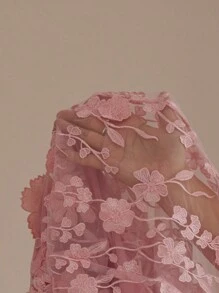 Aveloria Rosie Váy đuôi cá thêu họa tiết lãng mạn kiểu Ý, trang phục mùa xuân cho quý cô dự tiệc ngày lễ tình nhân - Hồng - Xem 7