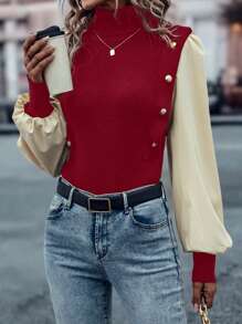 SHEIN LUNE Minimalist Casual Everyday Pullover Sweater