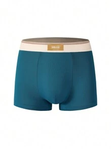 Manfinity Underwear&Sleepwear Basics Set de 5 bóxer tipo slips informales para hombre de unicolor con parches y estampado de letras