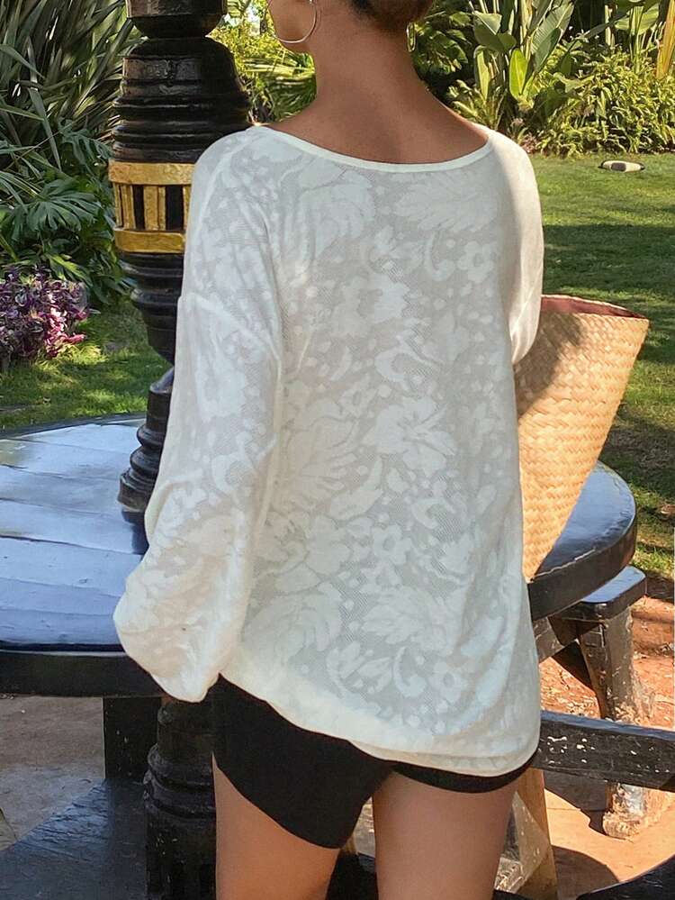 Women's Loose Casual Long Sleeve Lightweight Solid Color Sun Protection Summer Top Shirt,Fall Clothes Preppy Tops