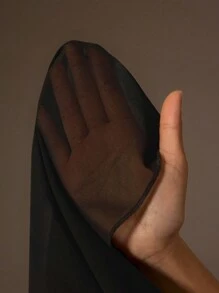 SHEIN Maternity Photoshoot Dress - Black - View 7