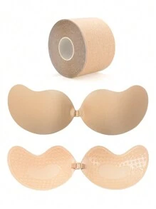 Non-Slip Breathable Backless Bra Tape For Daily Wear - Apricot - View 1