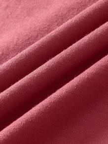 INAWLY Vestido de verano básico liso de color sólido para mujeres sin mangas - Color caoba - Ver 3