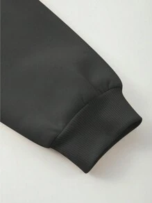 Manfinity Dauomo Sudadera con capucha minimalista de moda casual tipo rodeo para uso diario de hombres