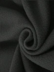 Manfinity Dauomo Men's Round Neck Long Sleeve Letter Print Casual Pullover Sweatshirt - Black - View 3