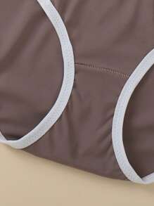 4er-Pack minimalistische Stil Dreieck Slips, einfach und modisch für den lässigen Alltag - Verschiedenfarbig - Übersicht 4