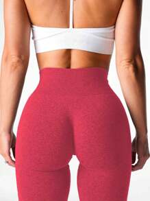 2 条装女式高腰紧身裤 - 柔软运动收腹裤，适合跑步、瑜伽、健身