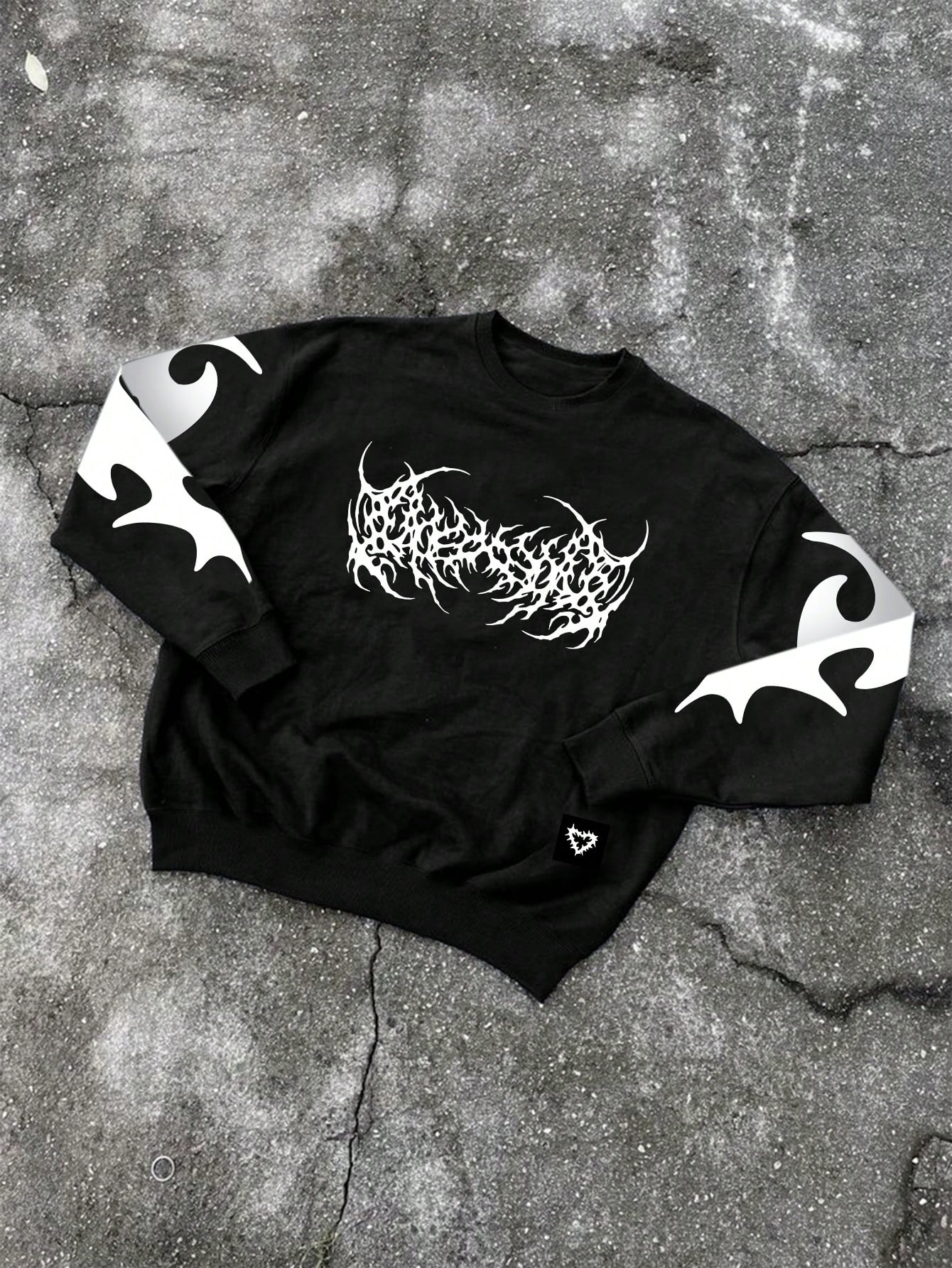 SHEIN Men's Simple And Fashionable Casual Pullover Sweatshirt, Suitable For Daily Wear