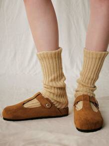 Solecia Women's Fashion Buckle Design Slip-On Sandals For Daily Wear - Mocha Brown - View 2