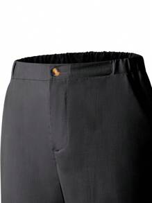 Set de 2 piezas Traje de caballero para adolescente, Chaqueta de traje color albaricoque + Pantalón de vestir, Vestimenta elegante y formal adecuada para fiesta de cumpleaños, gala, actuación, hosting, temporada de bodas