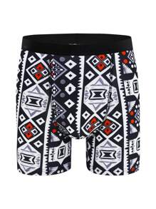 NotGurli 5pcs Men's Graffiti Printed Boxer Briefs