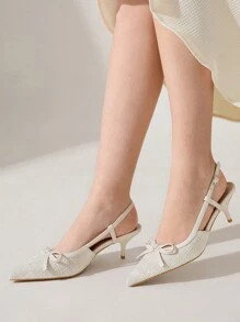 CUCCOO CHICEST 女士优雅尖头纯色高跟鞋