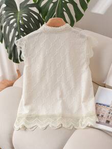 CosyJoli 大码女式无袖休闲上衣，简约时尚，适合日常穿着 - 杏色 - 查看 5