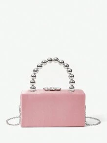 SHEIN Belle Vrouwen Crystal Decor Fashion Party/Banket Handtas
