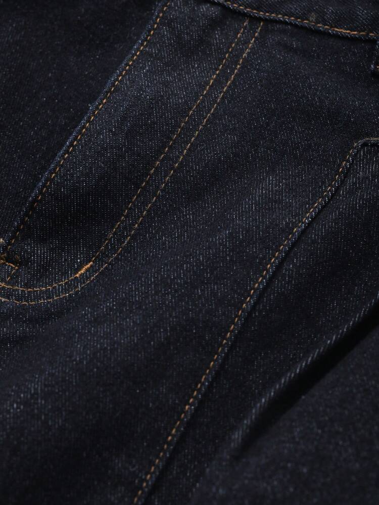 Jeans à jambes larges avec patchwork de couleurs contrastées pour femmes, style business casual chic