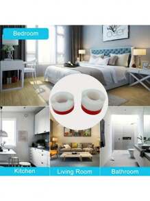 1 件自粘式硅胶门挡风条 - 门密封条，用于门下密封缝隙内门和外门挡风条隔音