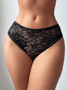 SpicyHot 性感蕾丝蝴蝶结露背内裤新娘外出内衣