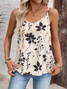 Damen lässiges minimalistisches Träger-Top, geeignet für den täglichen Gebrauch