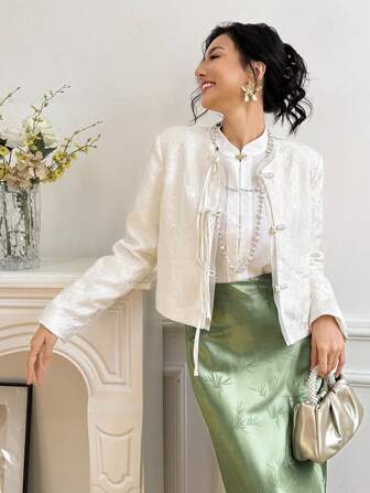 EastFlair 女士简约时尚休闲长袖夹克，适合日常穿着