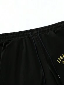 Aesthetic Post--Men's Long Sleeve Printed Jacket And Pants Set - Black - View 4