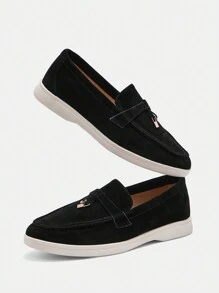 CUCCOO BIZCHIC Women's Pointed Toe Casual Flat Slip-On Shoes, Versatile Spring Shoes Spring Break Easter For Christmas Valentine's Day - Black - View 6