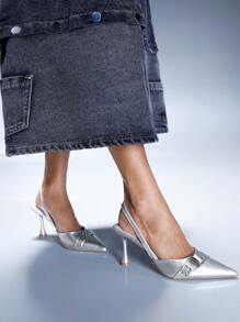 Cuccoo CUCCOO GRLICON Women's Y2K Punk Style High Heel Pumps, Suitable For Motorcycle, Cool Girl, Halloween, Christmas, Party Outfits