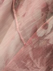 DAZY 2pcs Set Women Full Floral Off Shoulder Ruffle Shirt And Peplum Skirt,Fall Women Clothes