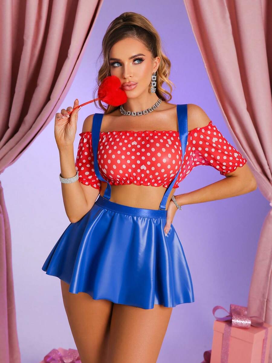 Cute 3pcs Set Women's Costume - Multicolor - View 1