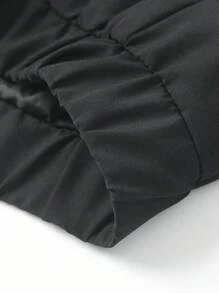 Manfinity Sport Corelite Men's Colorblock Zipper Trim Jacket And Drawstring Pants Sports Set - Black - View 5