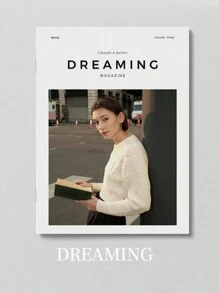 1 pieza/3 piezas Revista de estilo lujoso INS Accesorios de fotografía Revista decorativa - Blanco - Ver 12