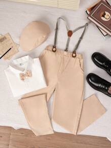 SHEIN Tween Boy Formal Suit, For Wedding, Wedding Guest, Pageboy, Ring Bearer