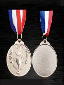 3/6 金、银、铜金属奖牌 2英寸奖牌 游戏体育比赛一等奖、二等奖、三等奖、颈带奖、比赛奖牌 - 彩色 - 查看 4