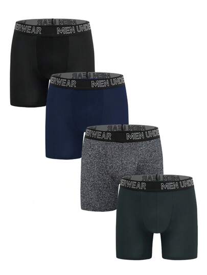 Set de 4 calzoncillos tipo bóxer para hombres