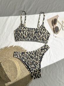 Swim Vcay Bộ bikini hở lưng họa tiết hoa nhiệt đới cho kỳ nghỉ hè trên bãi biển, tiệc tùng - Nhiều màu - Xem 1