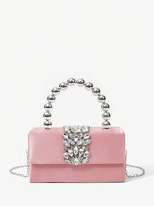 SHEIN Belle Vrouwen Crystal Decor Fashion Party/Banket Handtas