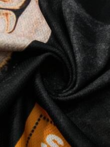 ROMWE MEN Street Life 休闲简约嘻哈图案 T 恤，适合日常穿着 - 彩色 - 查看 5