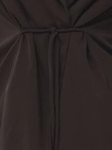 MUSERA Woven Tailored Tie Waist Suit Blazer Valentines Winter Evening