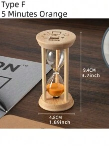 1 个木制倒计时器，用于玩耍、做家庭作业、时间管理 - 彩色 - 查看 9