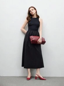 CUCCOO BIZCHIC Women's Fashion Party High Heel Shoes, Minimalist & Practical Multi-Purpose Spring Break Easter - Bordeaux - View 10