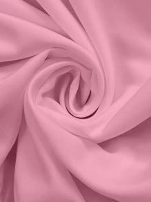 EMERY ROSE Plus Size Casual Solid Color Skirt Maxi Women Pink Skirt Fall Cloth For Women - Pink - View 4