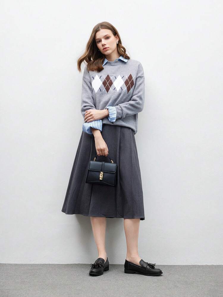 CUCCOO BIZCHIC Women's Casual Versatile Simple Fringe Decor Flat Loafers