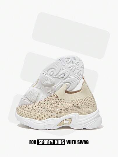 JNSQ 1 Pair All-Season Fashion Casual All-Match Versatile Soft Bottom Breathable Slip-On Sneakers