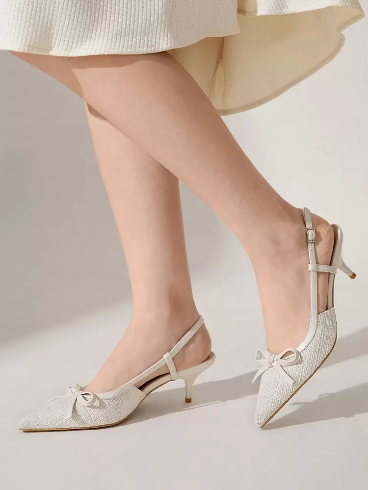 CUCCOO CHICEST Women's Elegant Pointed Toe Plain High Heel Pumps Summer Shoes Summer Break Easter Prom Heels For Christmas Elegant Shoes Wedding Shoes Summer Shoes Bride Shoes