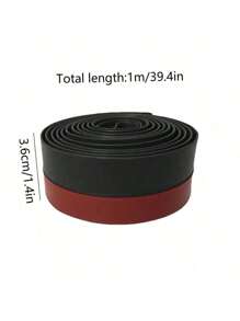 1 件自粘式硅胶门挡风条 - 门密封条，用于门下密封缝隙内门和外门挡风条隔音