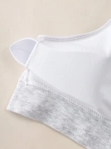 Shein Underwear&Sleepwear Basics Set de 3 piezas de ropa interior cómoda y sin costuras para niñas adolescentes