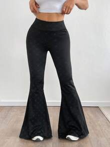 StreetHx Damen Lässig Leuchtendes Streifen Weite Hose