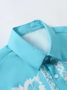 Manfinity RSRT قميص رجالي بسيط عادي للارتداء اليومي