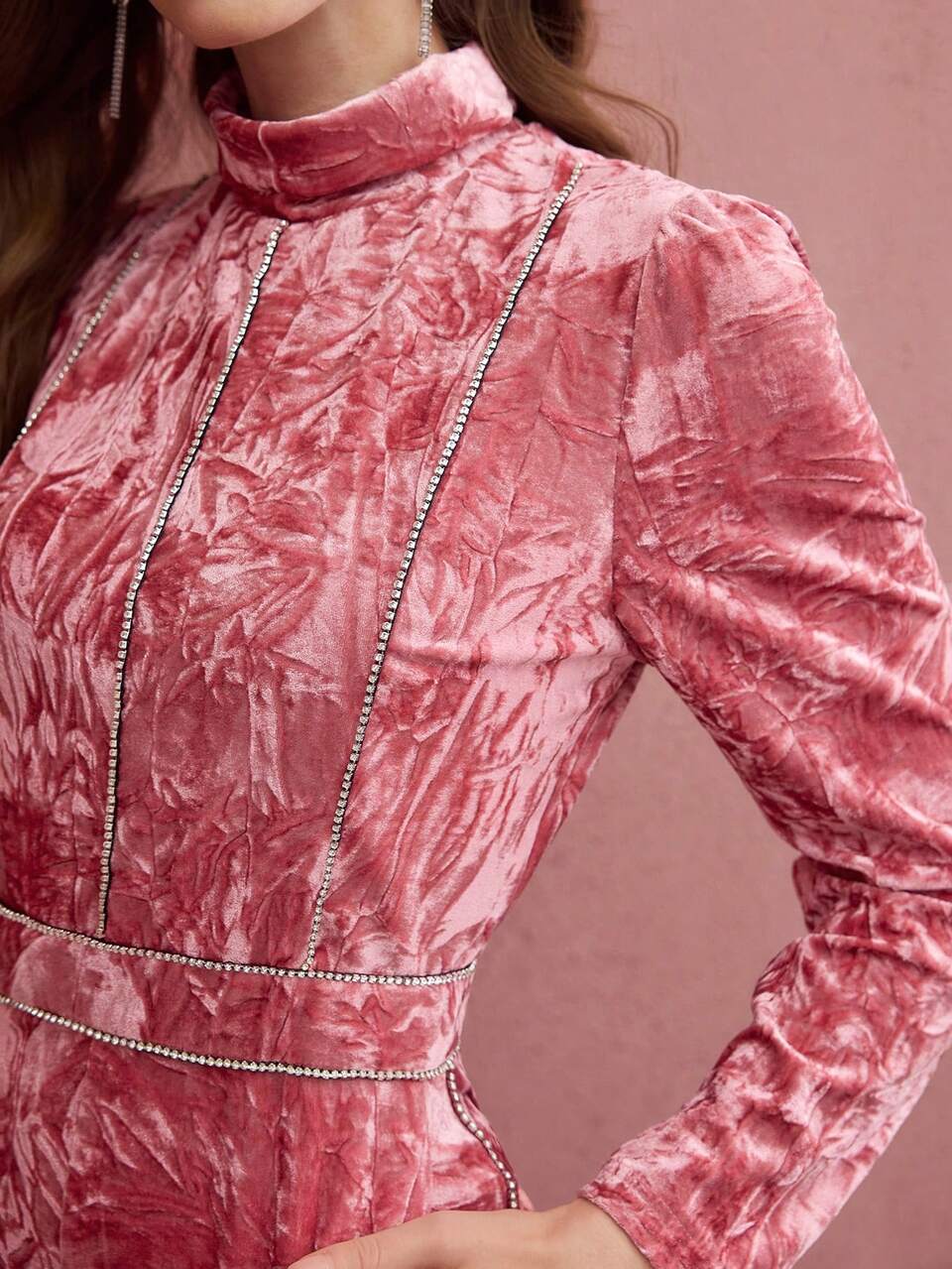 MOTF RHINESTONE DETAIL POCKET JUMPSUIT