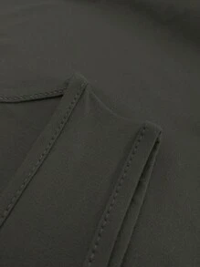 SHEIN LUNE 夏季休闲纯色背心 - 深灰色 - 查看 7